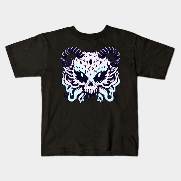 Cute little demon Kids T-Shirt by Evgmerk